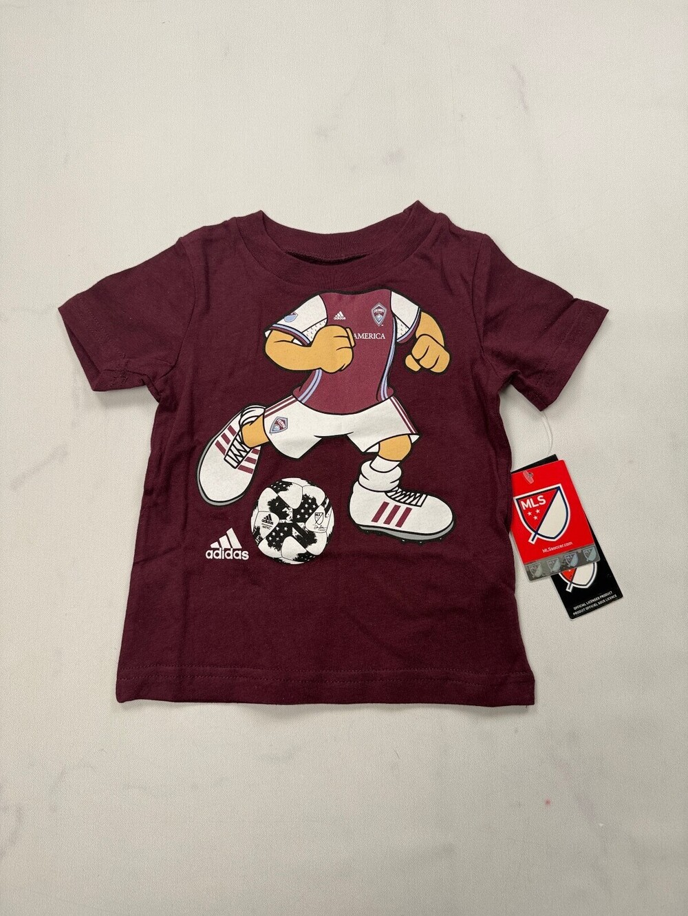 Outer Stuff Colorado Rapids Graphic Tee Burgundy Modern Classic - Boys 12M